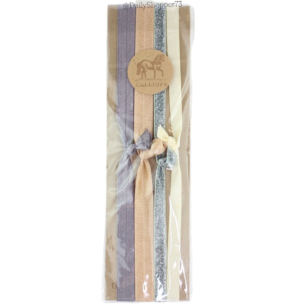 Calliope Women's Knotted Elastic Headband Set of 4